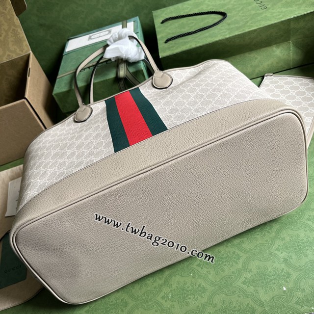 gucci專櫃新款手提袋 古馳Ophidia系列大號托特包 jcp1654